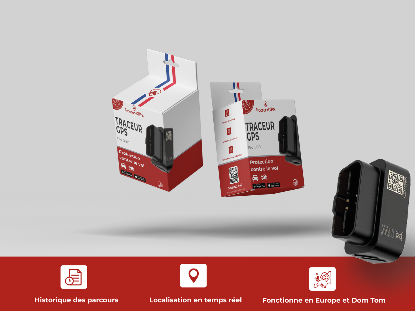 G3 Traceur GPS OBD – Installation Instantanée & Suivi en Temps Réel
